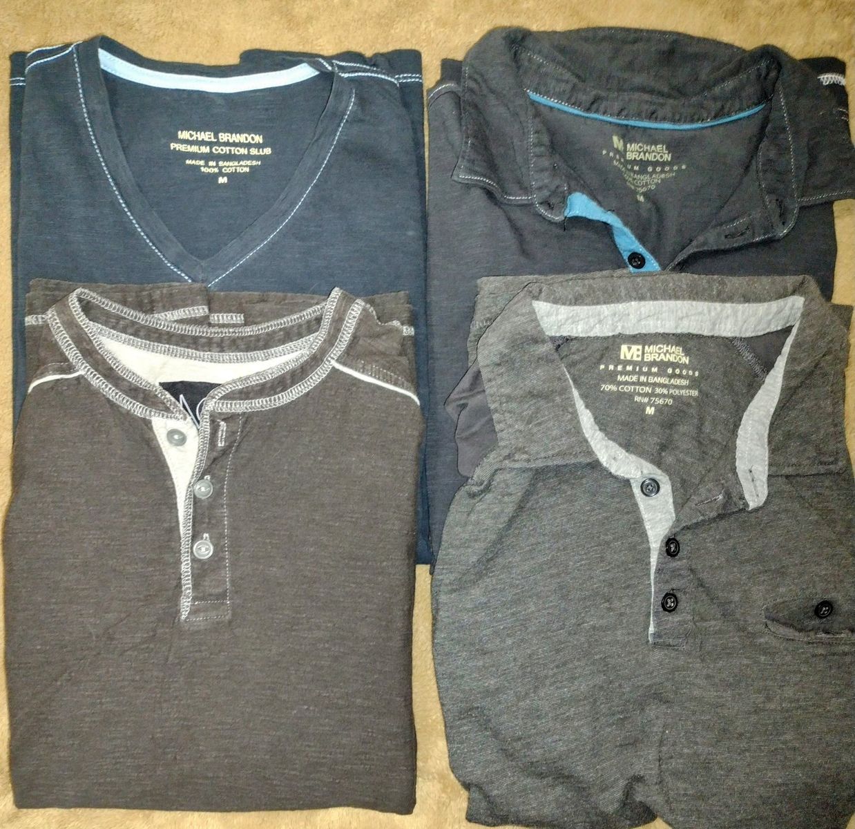 lot of men's shirts