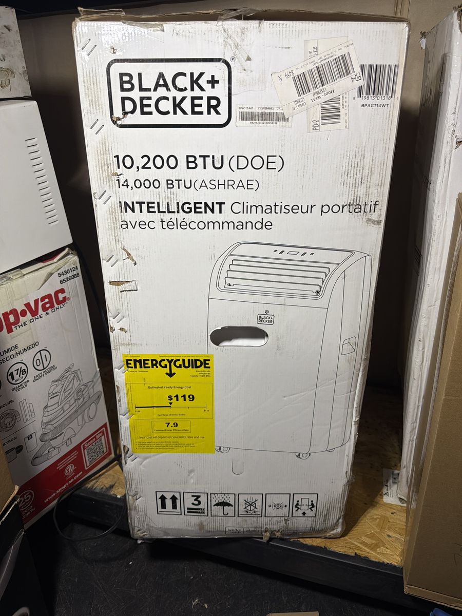 Black & Decker 10,200 BTU three and one air conditioner AC UNIT GET ICE COOLS AIR TODAY!
