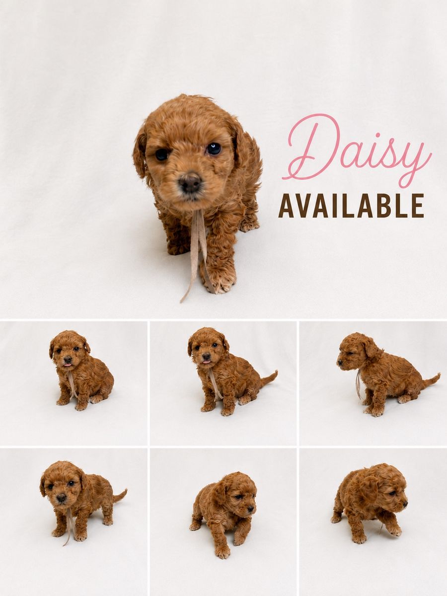 Adorable Purebred Poodle Puppies: Daisy and Sunny (Available Now!)