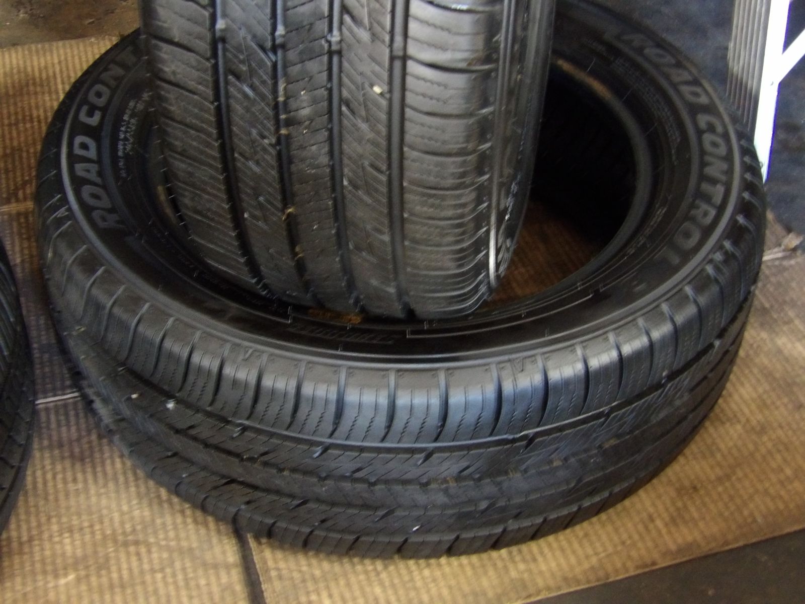 205/55R16 ROAD CONTROL 3 PAIR OF TWO USED TIRES