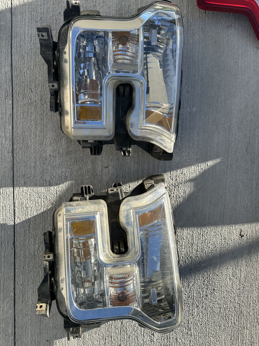 2015 F150 Headlight Take Offs With LED Bulbs