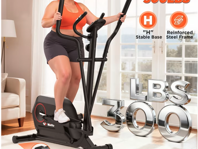 New Magnetic Elliptical Exercise Machine, Elliptical Trainer Fitness