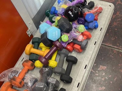 NEOPRENE DUMBBELLS $2 EACH