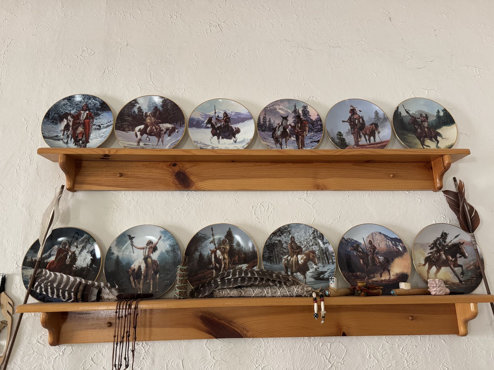 Mystic Warriors plate collection 