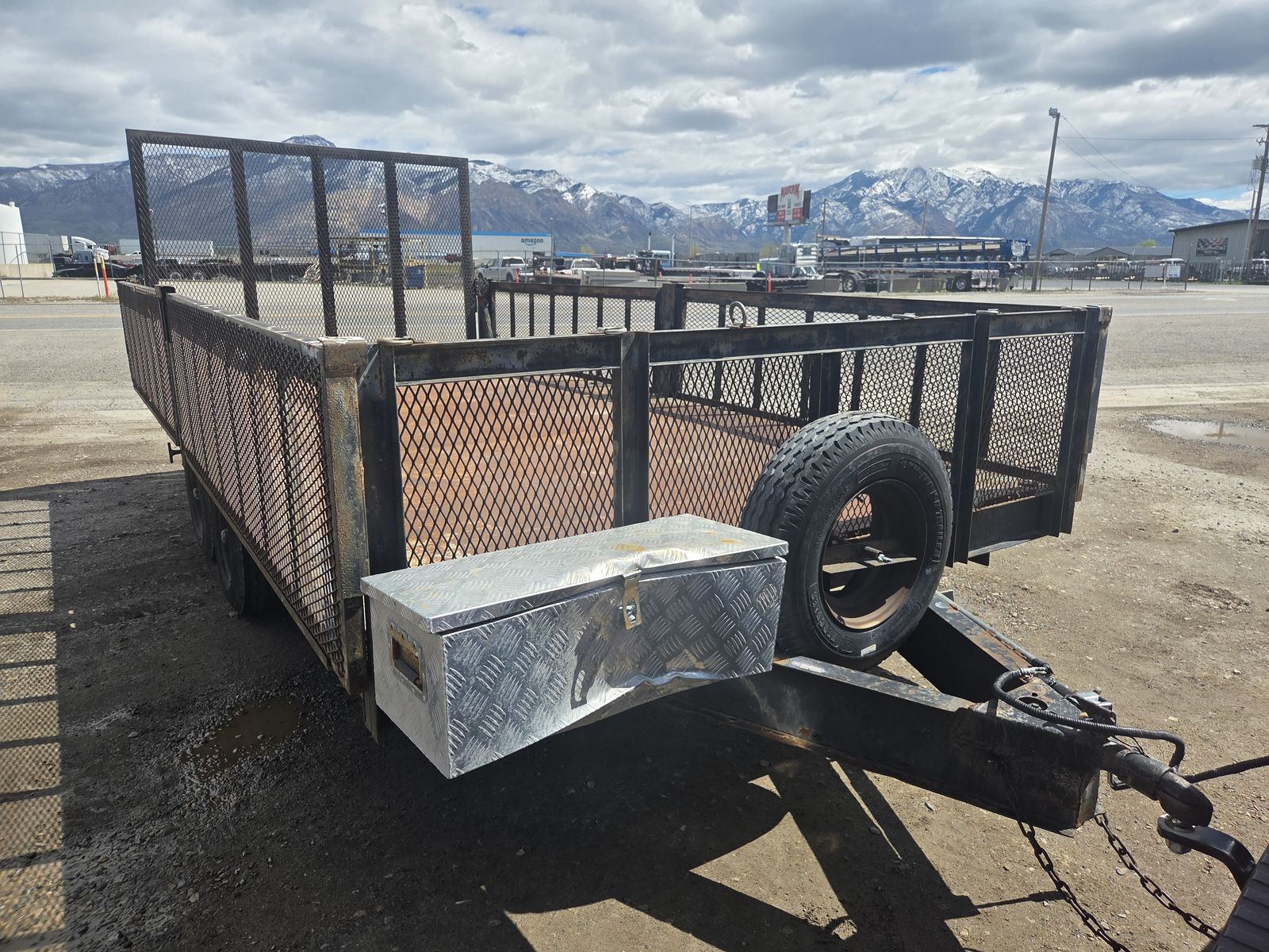 8 ft by 16 ft heavy duty trailer