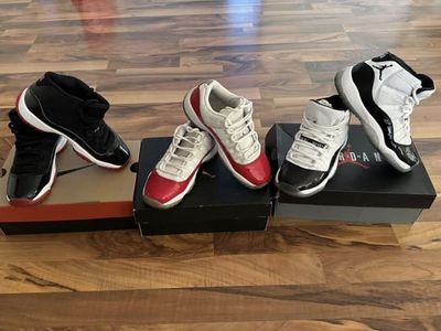 Jordan 11's 3 Pairs