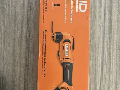 RIDGID 18V Cordless Oscillating Multi-Tool Kit with 2.0Ah Battery and Charger