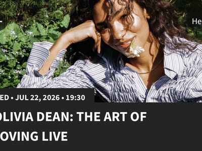 Olivia Dean: The Art of Loving Live Ticket - July 22, 2026, 7:30 PM