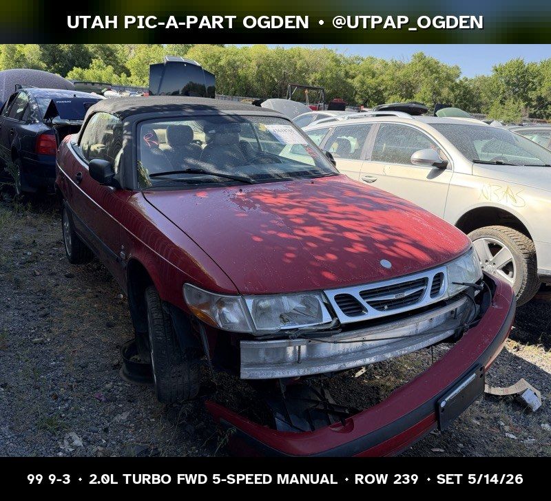 1999 Saab 9-3 Parts - UTPAP Ogden