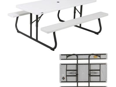 Lifetime 6-foot Classic Folding Picnic Table