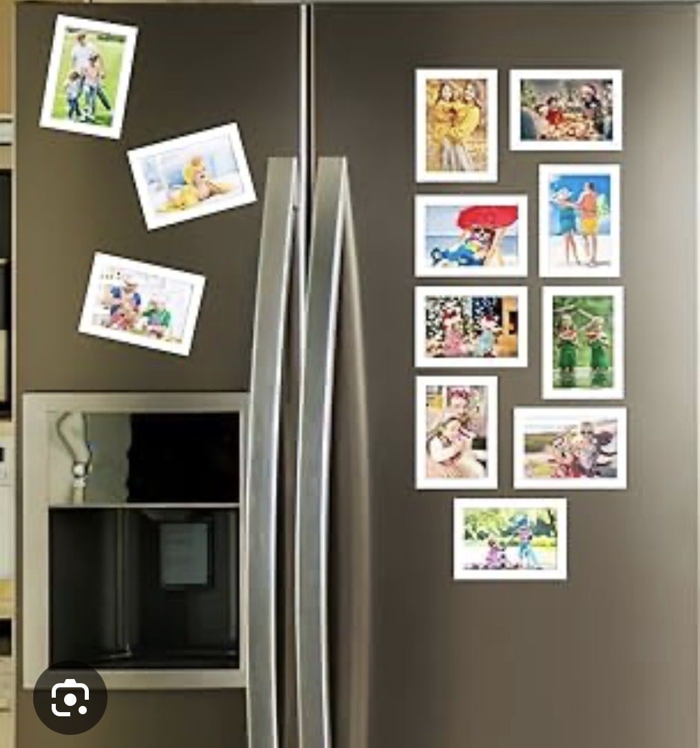 Calling all grandparents!!!!! Lot of 50 Magnetic Photo Frames -  4x6 Inch Picture Display, Refrigerator, Locker, Whiteboard Deco