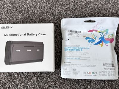 GoPro Enduro battery and case. Telesin 12 11 10 9