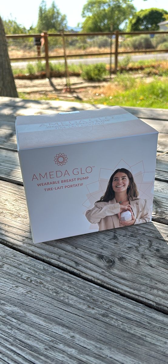 Ameda Glo Wearable Breast Pump - Hands-Free Portable Design, New in Box