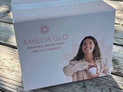 Ameda Glo Wearable Breast Pump - Hands-Free Portable Design, New in Box
