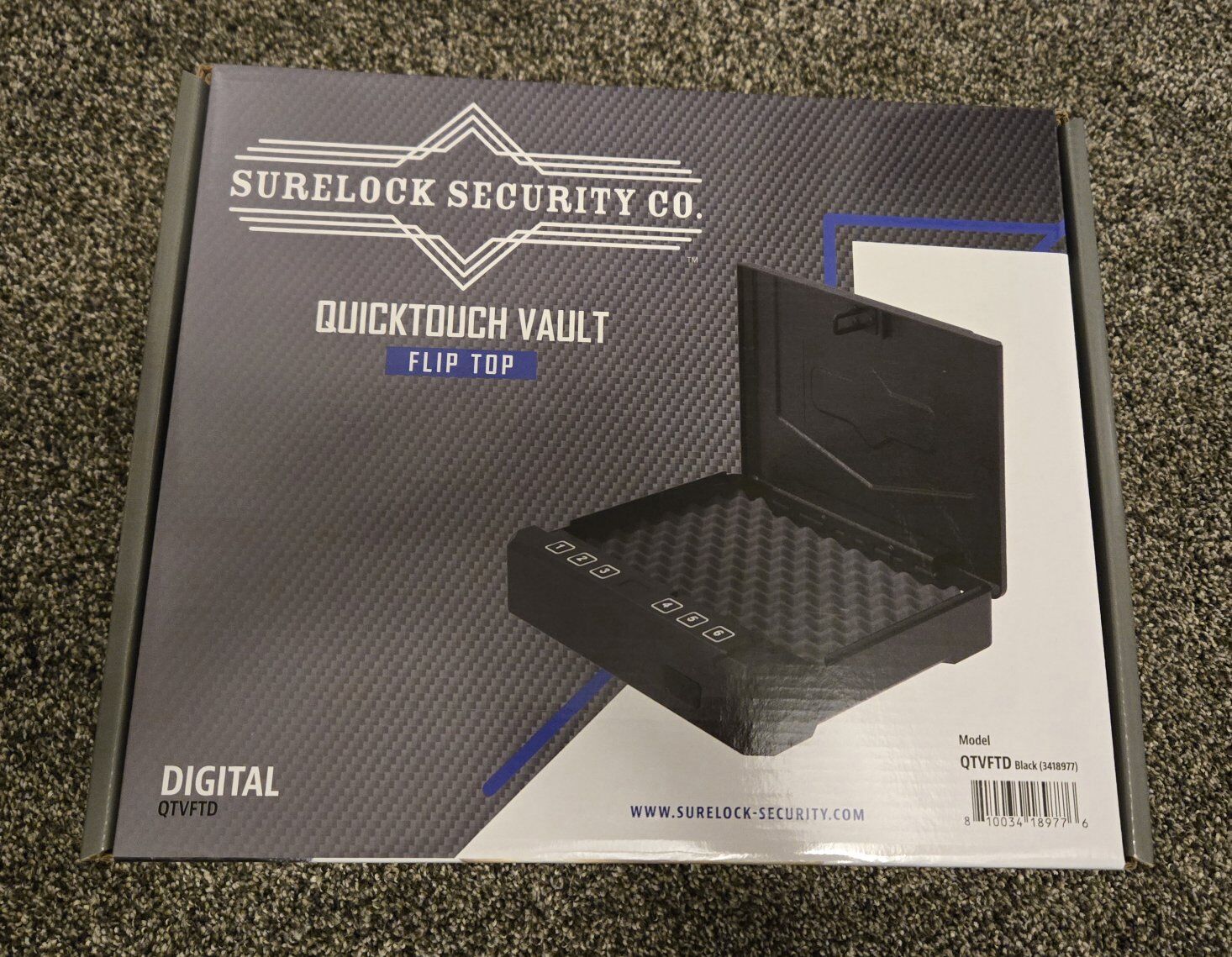 NEW Surelock Quicktouch Gun Vault