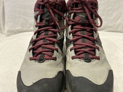 Merrell Women’s Size 10 Gray/Maroon WP Hiking Boot
