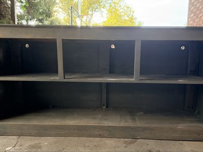 Hand Built Wooden TV Stand Media Console