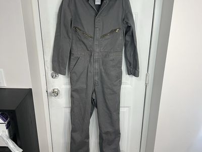 Walls Master Made 36T Gray Cotton Duck Canvas Work & Welding Coveralls