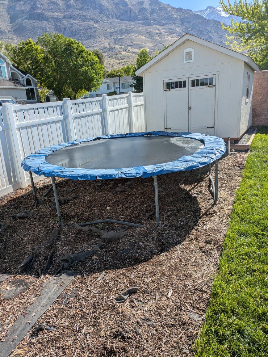 JumpSport heavy duty 12 ft trampoline. BRAND NEW mat and spring covers