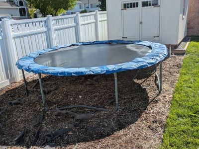 JumpSport heavy duty 12 ft trampoline. BRAND NEW mat and spring covers