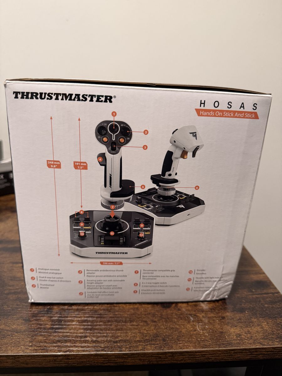 Thrustmaster HOSAS Hands On Stick And Stick Gaming Controller - New