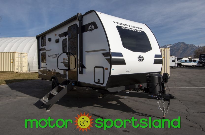 2026 Forest River Surveyor 19MDBLE Rear Entertainment Outdoor Kitchen
