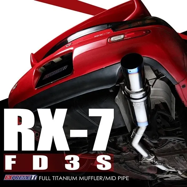 Tomei Full Titanium Muffler Kit for 1992-2002 Mazda RX-7 TB6090-MZ06A