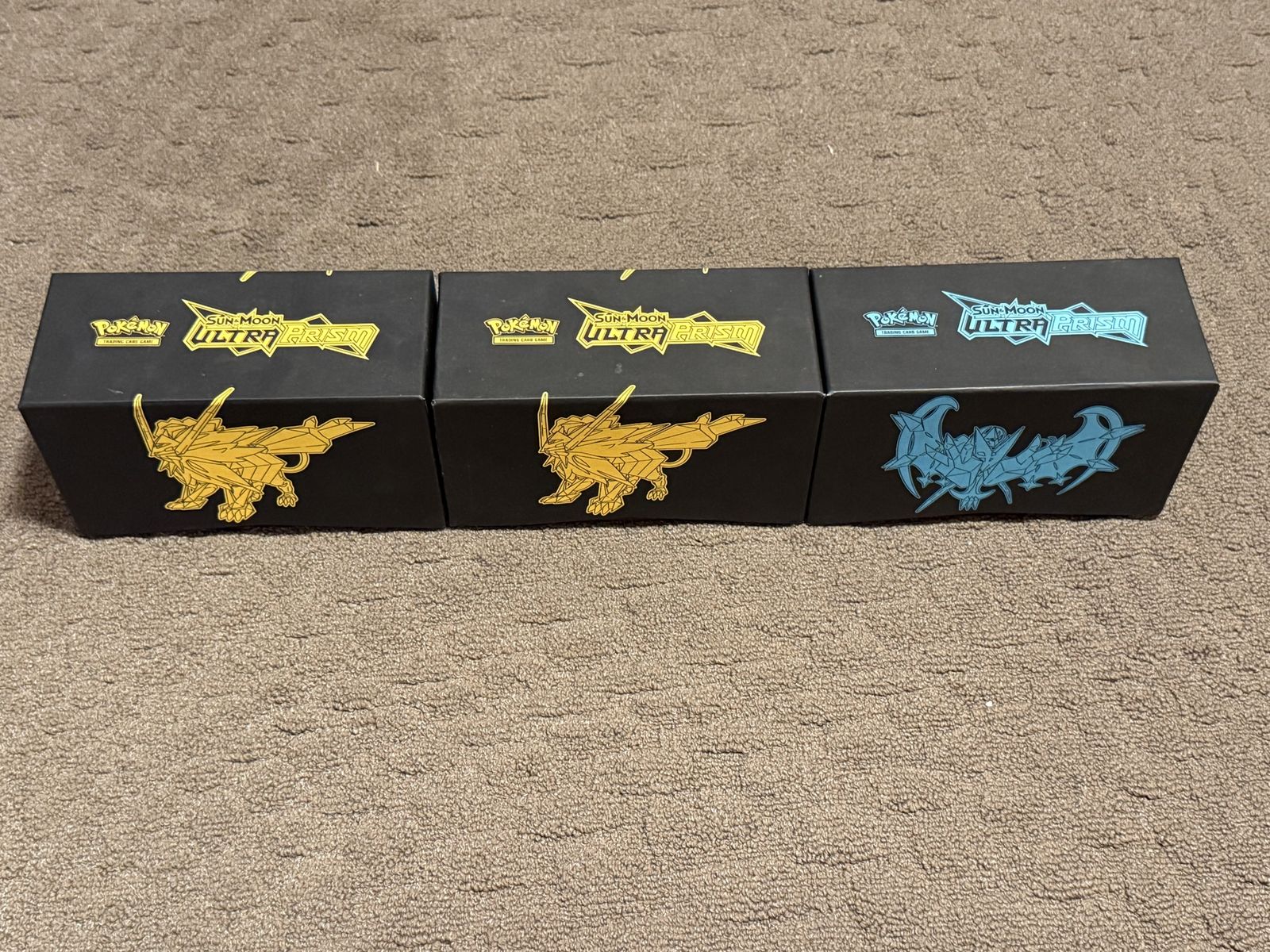 Large Pokémon Card Collection – 3 Elite Trainer Boxes Full