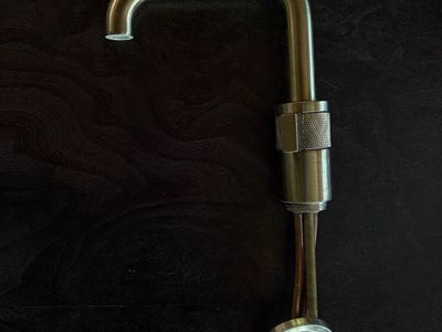 Brito faucet Brizo 65035LF matte brass color modern knurled handle
