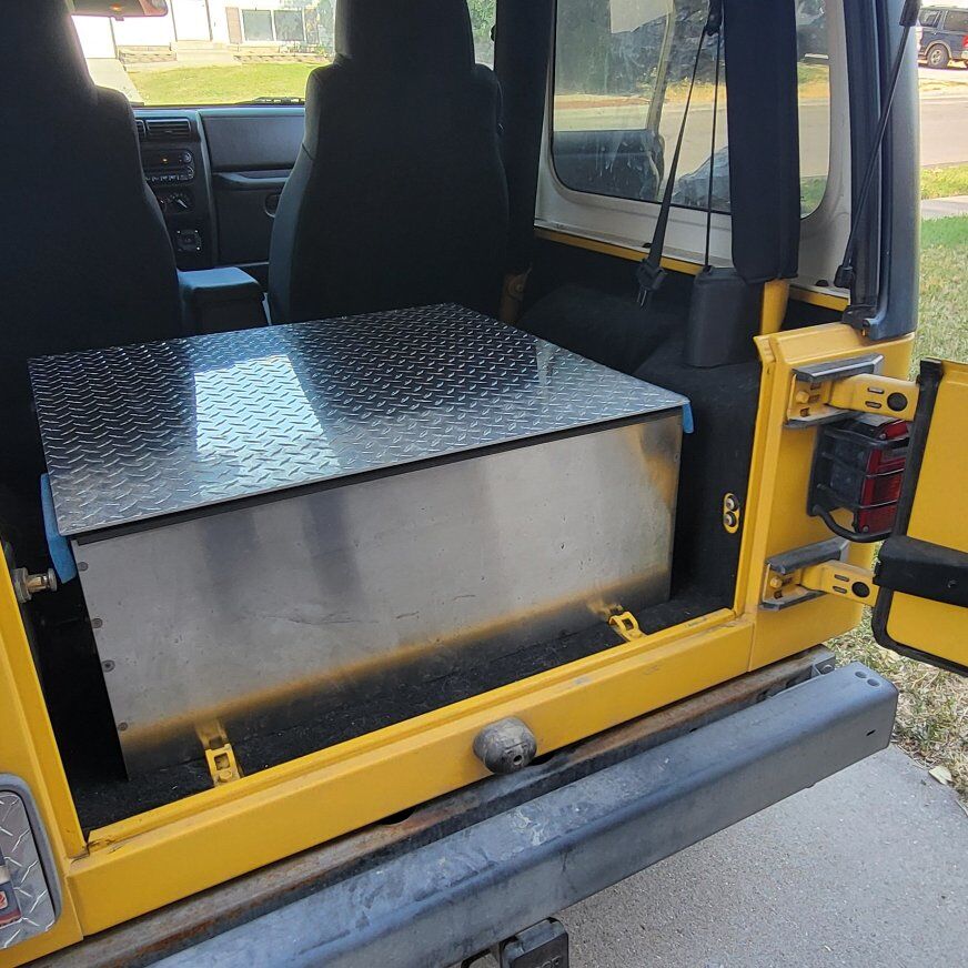Custom Made Jeep Storage Box