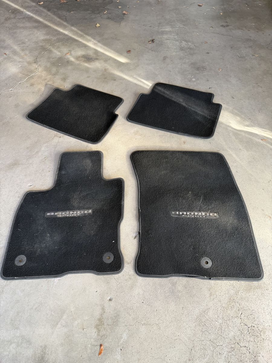 Bronco Sport floor mats