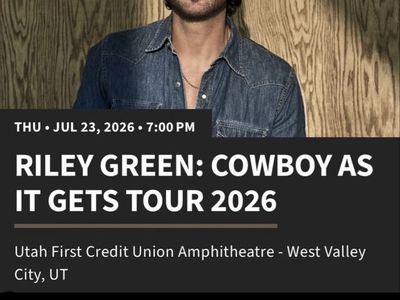 2 Riley green pit tickets