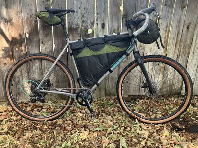 Titanium State All-Road Gravel/Bikepacking (XL) - Zipp Carbon Wheels + Custom Bags