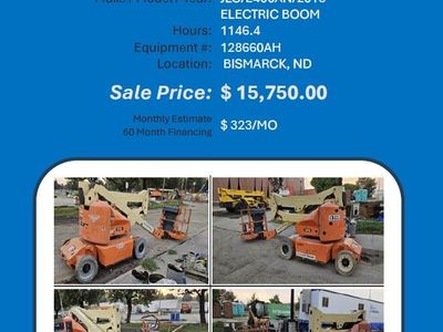 Boom lift E400N ele 2013 w 1146hrs Bismarck, ND