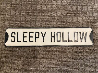 Sleepy Hollow Decorative Metal Sign