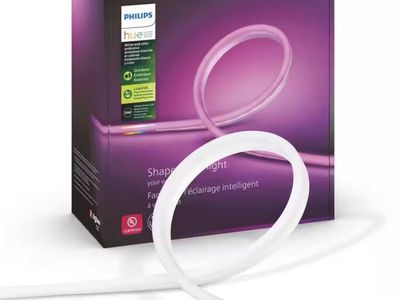 Philips Hue Outdoor Lightstrip 6.6ft Smart LED RGB Wi-Fi White & Color Ambiance Light