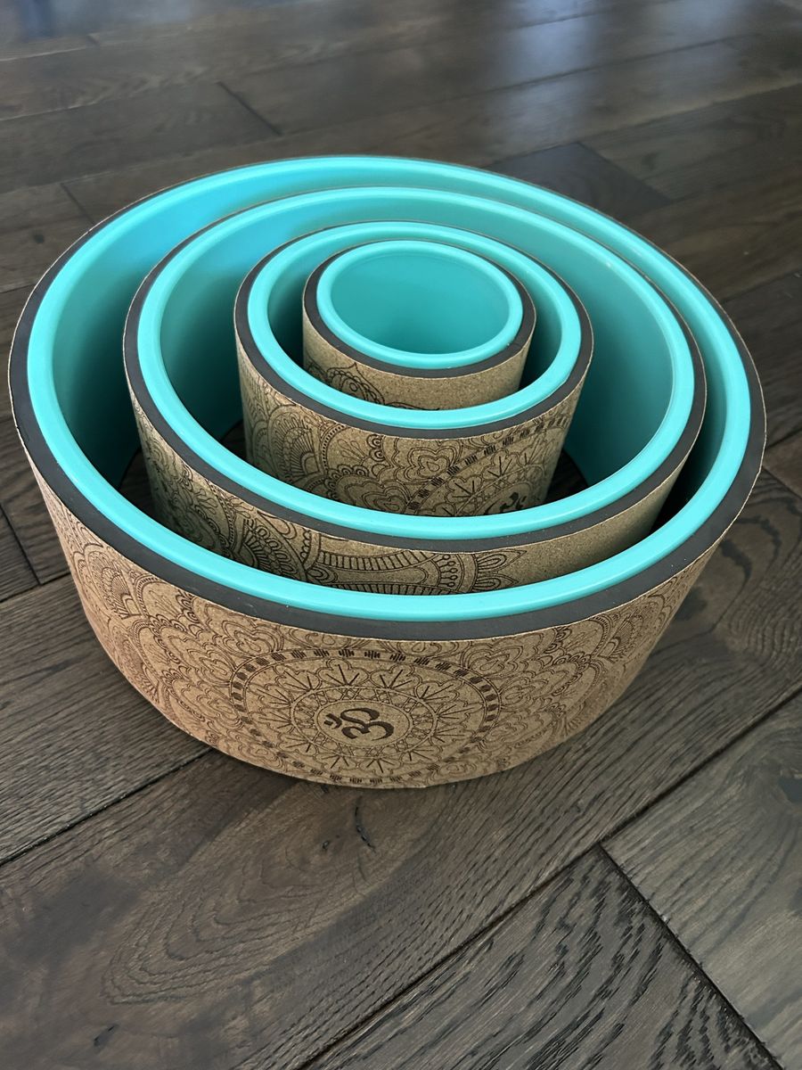 Cork Yoga Wheel-4 Set