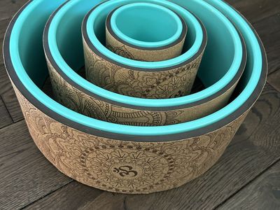 Cork Yoga Wheel-4 Set