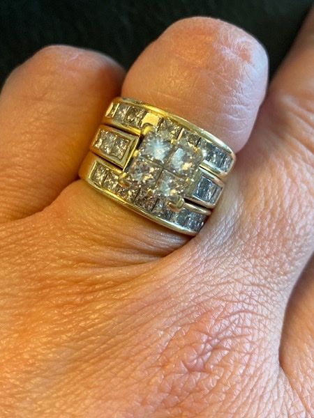 3 Piece yellow Gold WeddIng Set