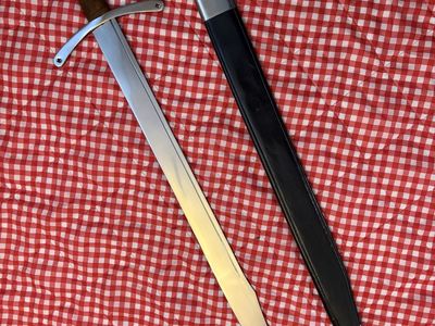 Windlass Thorpe Falchion – Battle Ready Medieval Sword w/ Scabbard