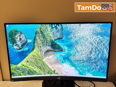 ASUS ROG Strix 27" Curved Gaming Monitor, 2K QHD, 180Hz, 1ms, FreeSync, HDR