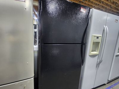 Frigidaire Black Top Freezer Refrigerator - Used Good Condition