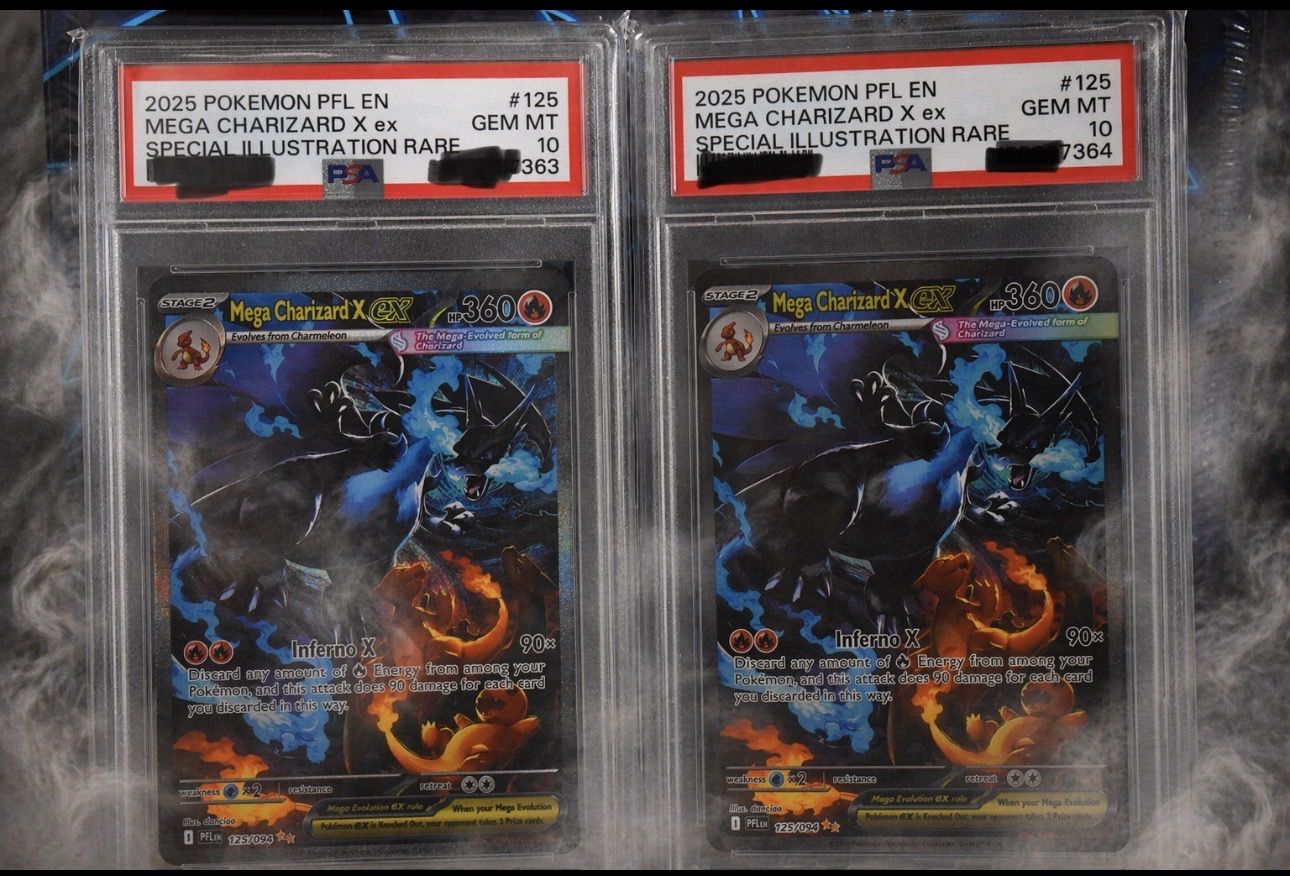 Pokemon Mega Charizard EX PSA10s GEM Sequential