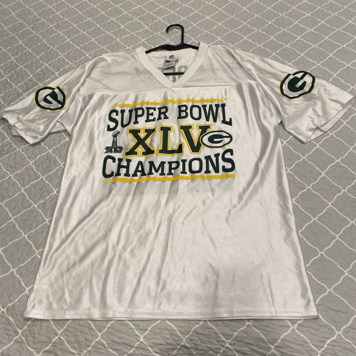 NFL Super Bowl XLV Champions Jersey- Aaron Rodgers #12 - Medium - NEW