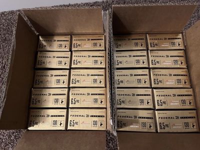 20 boxes Terminal Ascent 6.5 PRC Ammo Ammunition