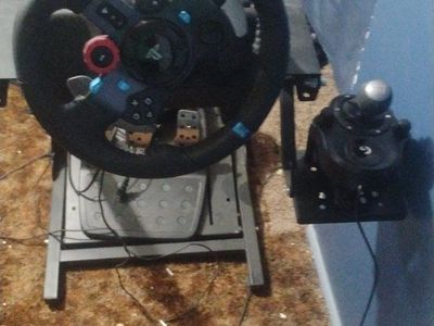 Logitech racing steering wheel
