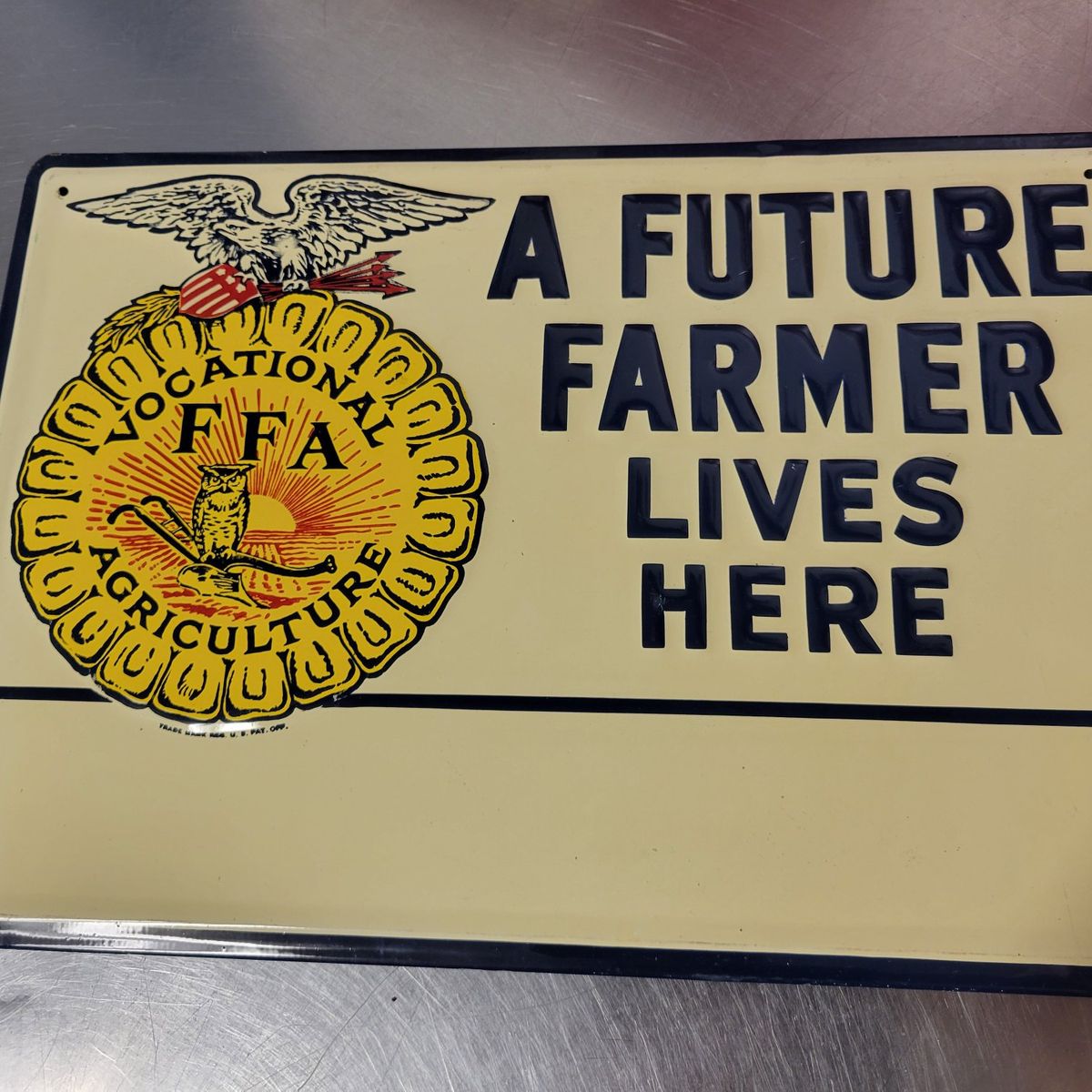 FFA Future Farmers of America Sign