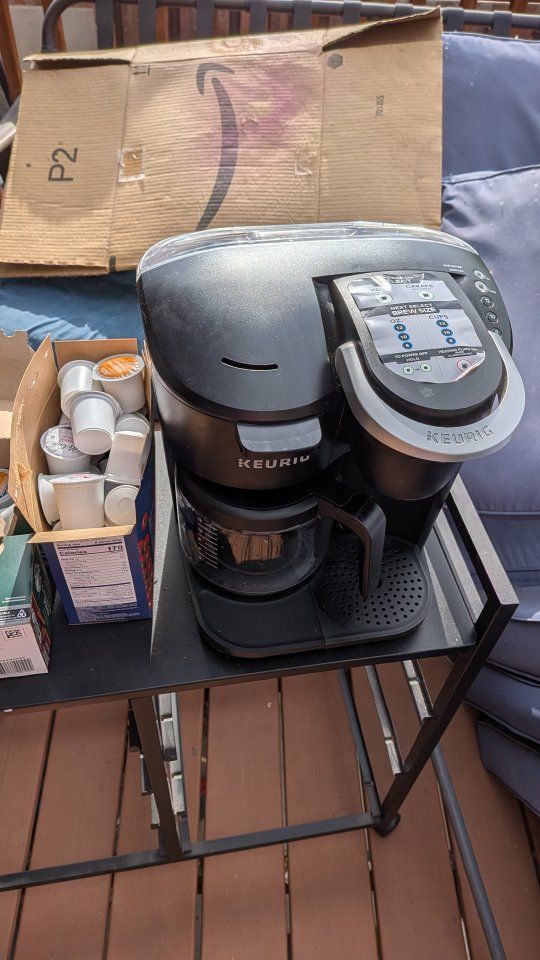 Keurig coffee maker and pods