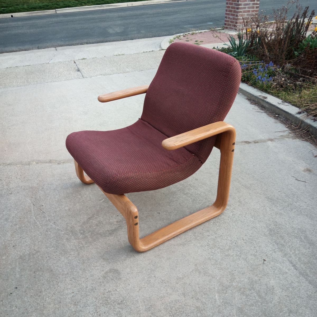 Retro, mid century, bent-wood arm chair