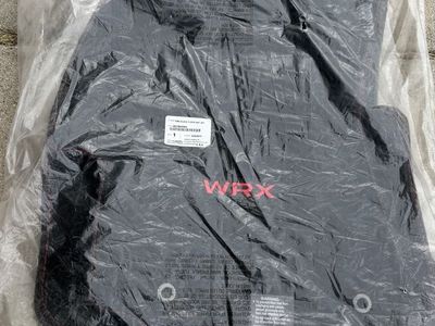 OEM Genuine Subaru WRX 4-Piece Black Floor Mat Set (P/N J601SVA000) 2015-19